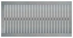 szürke tömör akácfa dohányzóasztal 100 x 50 x 33 cm