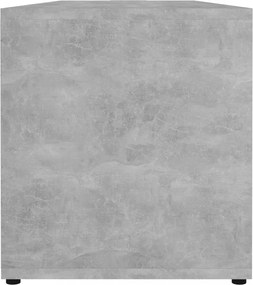 betonszürke szerelt fa TV-szekrény 120 x 34 x 37 cm