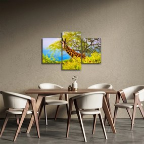 Egy kép egy zsiráfról Afrikában (90x60 cm)