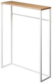 Fehér-világosbarna konzolasztal 18.5x60 cm Tower – YAMAZAKI