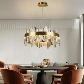 LED állítható fényerejű kristály csillár kábellel LED/80W/230V + DO