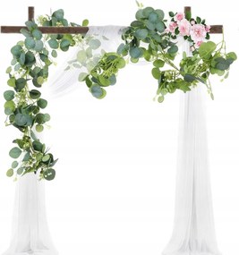 Eukaliptusz Füzér Dekoratív Mesterséges 2m növény dekoráció