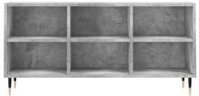betonszürke szerelt fa TV-szekrény 103,5x30x50 cm