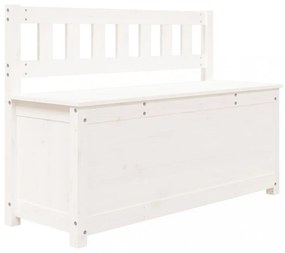 fehér tömör fenyőfa pad 110 x 41 x 76,5 cm