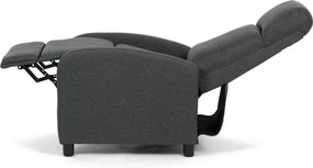 Polohovací křeslo, šedá, látka, TV-W3397 GREY2