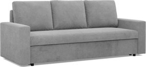 Zeus kanapéágy, kordbársony, hab töltet, egyenes kartámasz, szürke