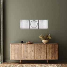Kép - Betonfal fényekkel (órával) (90x30 cm)