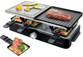 Sencor - Raclette grill kiegészítőkkel 1400W/230V