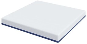 Matrac Fehér és kék 200 x 200 cm Hab