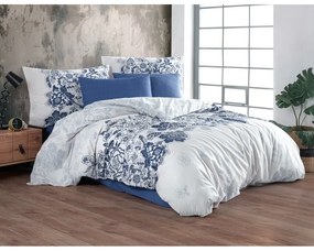 BedTex Pamut ágynemét Armina kék, 220 x 200 cm, 2db 70 x 90 cm, 220 x 200 cm, 2 db 70 x 90 cm