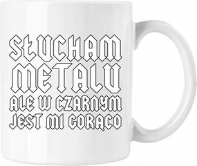 Bögre Fém fülhallgató fehér 330ml