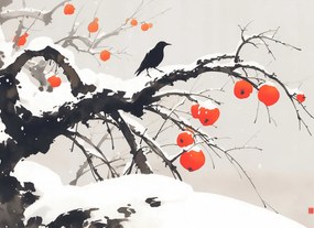 Poszter 55x40cm Keleti akvarell