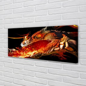 Canvas képek Tűzokádó sárkány 140x70 cm
