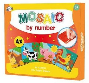 Állatos Farm habszivacs mozaikos kreatív szett