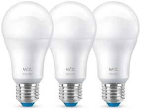 LED okos izzó szett 3 db-os E27, 9 W – WiZ