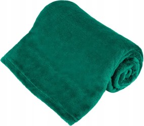 Bedsure flanel takaró 150 cm x 200 cm Palackzöld