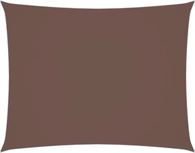 vidaXL barna téglalap alakú oxford szövet napvitorla 5 x 7 m