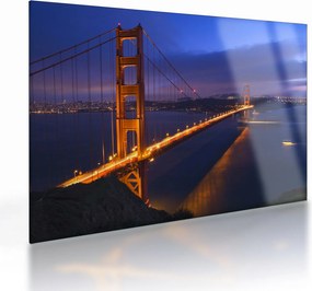 Üveg kép - Golden Gate híd (70x50 cm)
