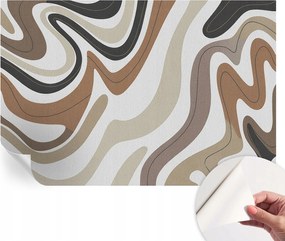 Mosható öntapadós fotótapéta étkezőbe Harmonikus hullámok 104x70 cm