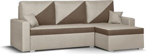 ASTRA2 Kinyitható sarokkanapé Bézs/barna