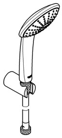 GROHE 27354000 - Zuhanyszett EUPHORIA 110 MONO 1250 mm fényes króm