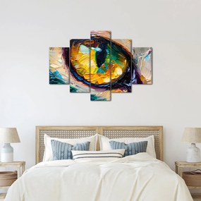 Kép - Macskaszem festmény (150x105 cm)