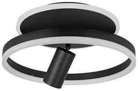 LED mennyezeti lámpatest LED/38W/230V + 1xGU10/30W fekete