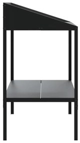 antracitszürke horganyzott acél növényállvány 75,5x54,5x100 cm