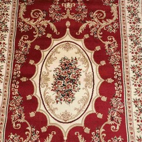 Gótika Nagyméretű Klasszikus Szőnyeg 200 x 300 cm Bordó