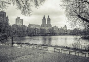 Poszter 100x70cm Alsó-Manhattan panoráma a Central Park 3-ból, Assaf Frank
