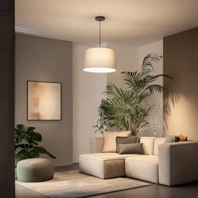 Univerzális KERIA lámpabúra, átmérő 45 cm, szürke