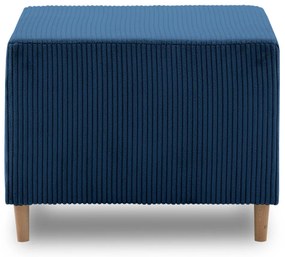 Fireze puff, kordbársony, kék