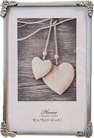 Fém keret 10x15 matt ezüst R-105 Bp