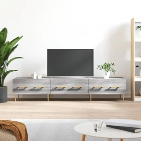 szürke sonoma színű szerelt fa TV-szekrény 150x36x50 cm