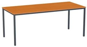 Versys étkezőasztal, antracit RAL 7016 színű lábazattal, 180 x 80 x 74,3 cm, cseresznye