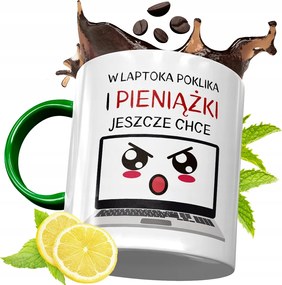 Zöld Bögre Informatikusoknak Születésnapi Ajándék fényképes nyomtatással