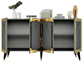 Bare Anthracite and Gold szekrény