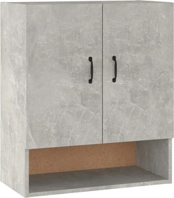 vidaXL betonszürke szerelt fa faliszekrény 60 x 31 x 70 cm