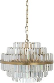 KING HOME -HL-0138 DESIRE Kristály Függesztett Lámpa Arany E14 IP20