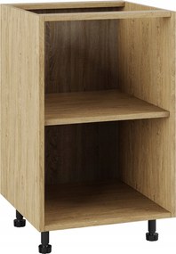 Tölgyfa testű alsó konyhaszekrény 50/82 tartozékokkal