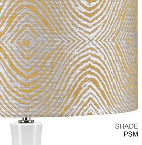 Elstead MILO-PN-TL-PSM - Asztali lámpa MILO 1xE27/60W/230V szürke/arany