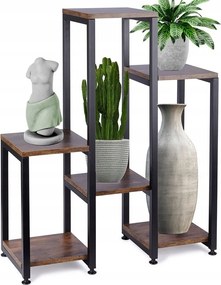 Virágágyás Virágtartó Állvány Fém Emeletes 6 Szintes 62X80