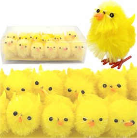 Csirkék 12 db húsvéti csirkék kis csirkék az ünnep díszítéséhez.