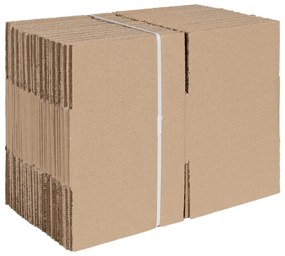 Összecsukható doboz 50 db 15x15x8 cm karton