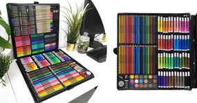258 db-os rajz- és festőkészlet gyerekeknek