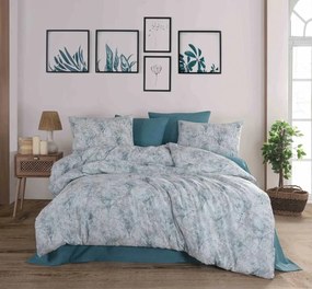 Pamut ágynemű Fancy kék 200x140cm+90x70cm TiaHome