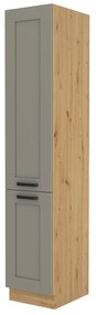 Élelmiszer szekrény Lucid 40 DK 210 2F (artisan tölgy + claygrey). 1045516
