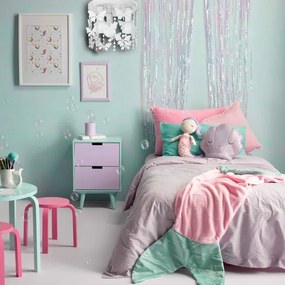 Gyerek mennyezeti lámpa ELZA butterflies 3xE27/60W/230V fehér