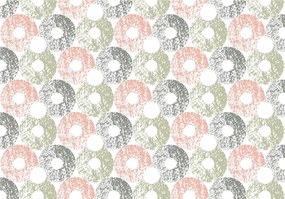 Fotótapéta Pasztell kerekek fehér háttér vinil absztrakt 460x300 +ragasztó