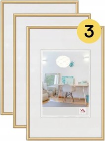 walther design képkeret arany 20 x 30 cm 3 db/csomag